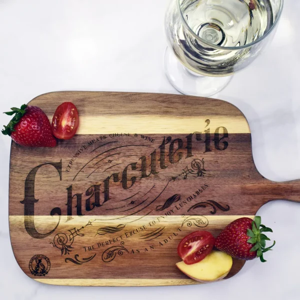 Charcuterie Board - Personal Small Size Board 9.5 in x 7.5 in - Image 4