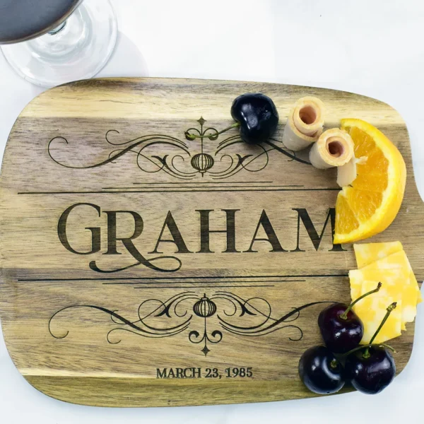 Personalized Cutting Board - Personal Small Size Board 9.5 in x 7.5 in