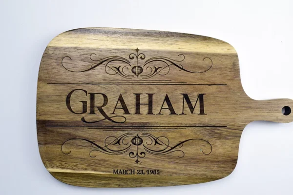 Personalized Cutting Board - Personal Small Size Board 9.5 in x 7.5 in - Image 2